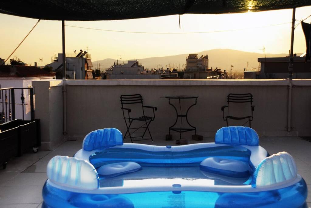 Unique - Spacious Studio With Rooftop / Thissio Atenas Exterior foto
